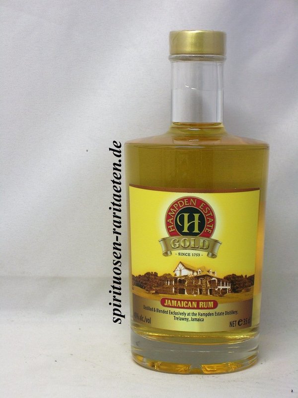 Hampden Estate Gold 0,35 L. 40% Jamaica Rum Trelawny