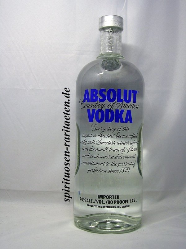 Absolut Blue 1,75l 40,0% Sweden Vodka