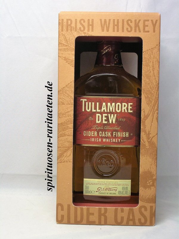 Tullamore DEW Cider Cask Finish 0,5l 40,0% Irish Whiskey