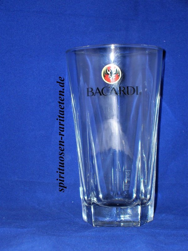 Bacardi Highball Longdrink Glas mit 5-eckigen Boden