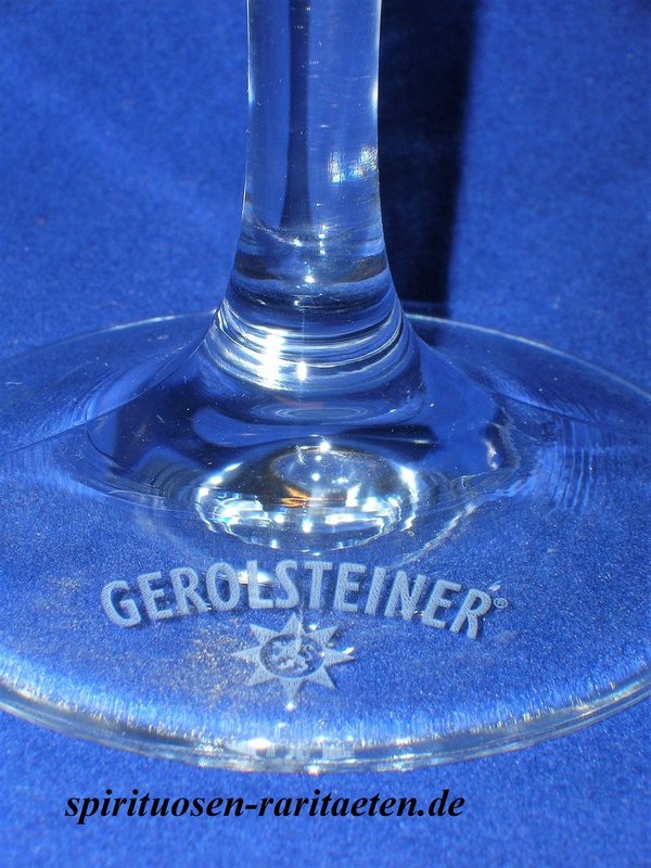 Gerolsteiner Stielglas Wasser Glas