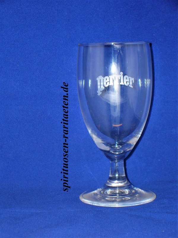 Perrier Stielglas Wasser Glas