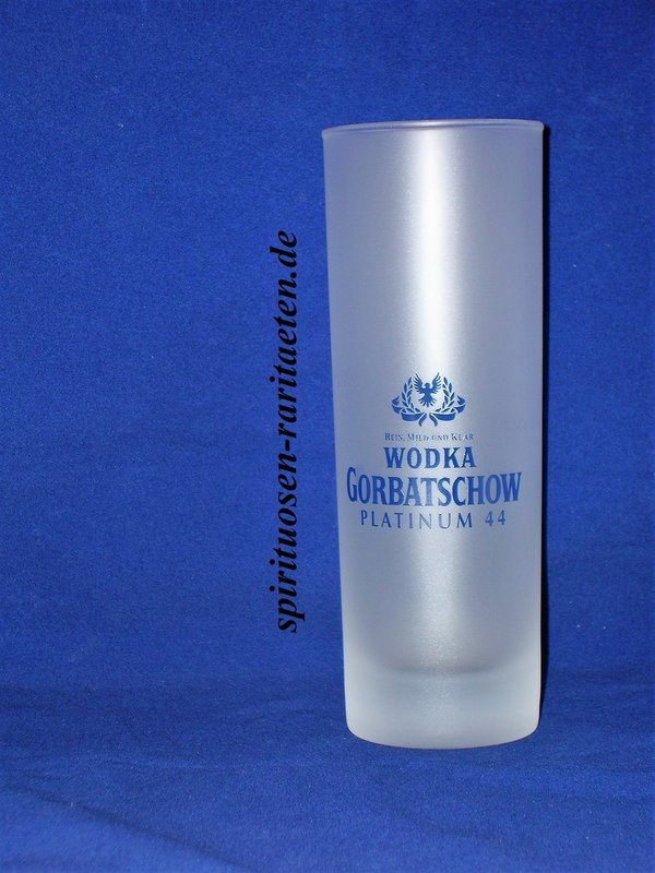 Wodka Gorbatschow Platinum 44 Highball Longdrink Glas