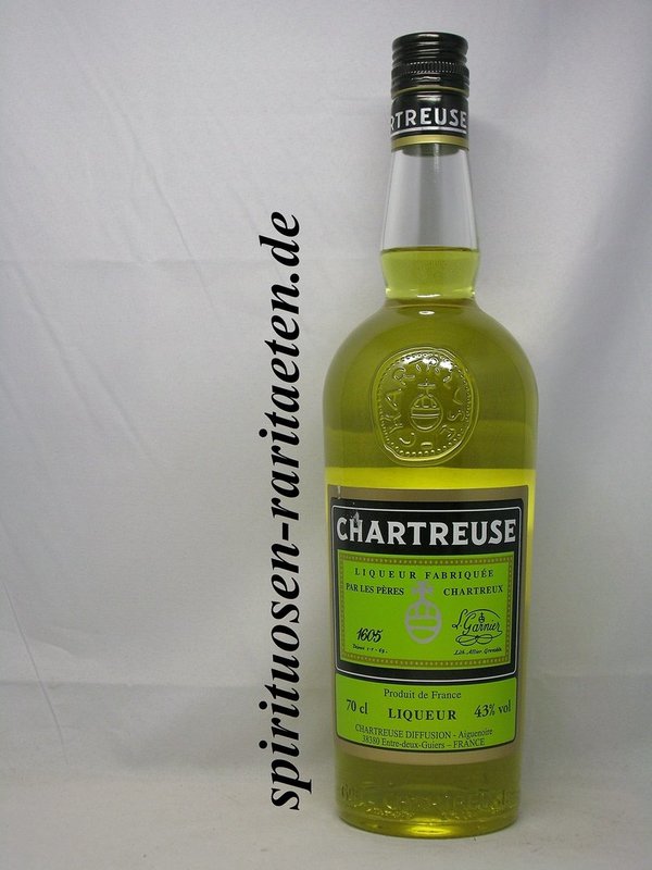 Chartreuse Jaune Gelb 0,7 L. 43% Kräuterlikör Liqueur 1605