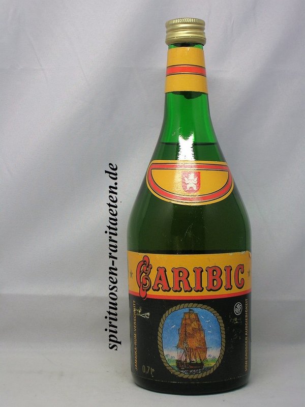 Caribic Jamaica-Rum-Verschnitt 0,7l 45,0% VEB Bärensiegel Berlin