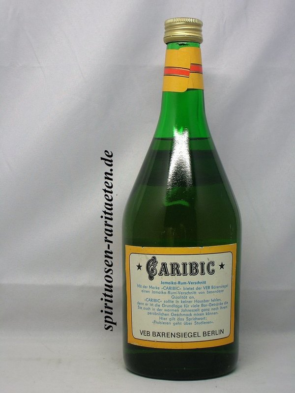 Caribic Jamaica-Rum-Verschnitt 0,7l 45,0% VEB Bärensiegel Berlin