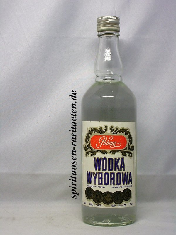 Polmos Wodka Wyborowa 0,5l 45,0% Polen DDR EVP 18M