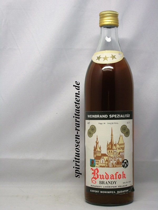 Weinbrand Spezialität Budafok Brandy 0,7l 40,0% Monimpex Export Budafok