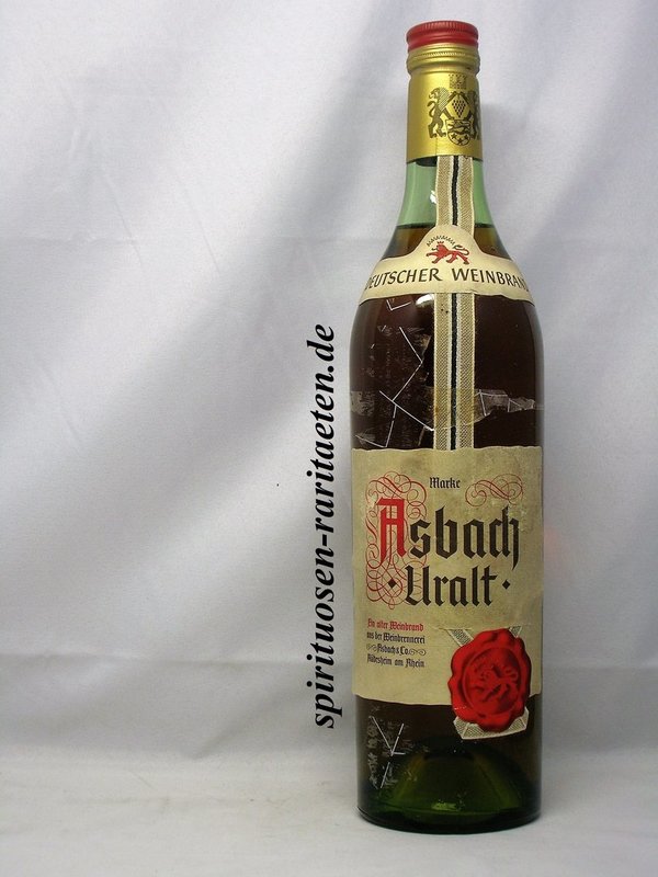 Asbach Uralt Weinbrand aus den 60er Jahren mit Schraubverschluss EVP 10,50