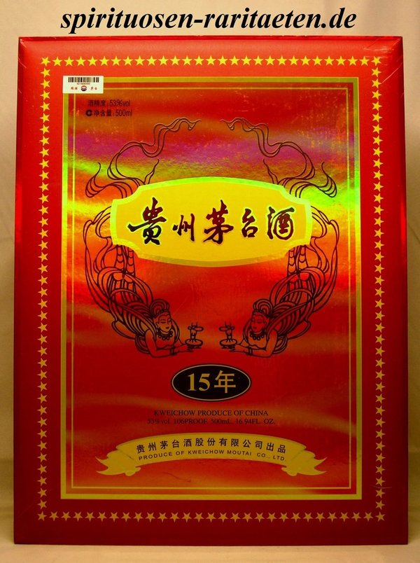 Kweichow Moutai 15 Years Old 53% 0,5 L.