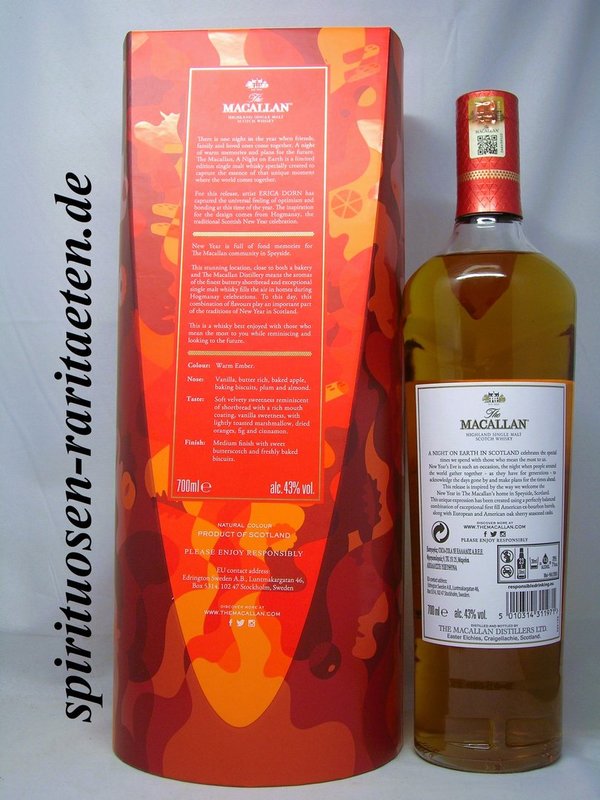 The Macallan A Night on Earth Highland Single Malt Scotch Whisky 0,7 L. 43%