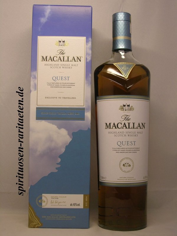 The Macallan Quest Highland Single Malt Scotch Whisky 1,0L. 40%