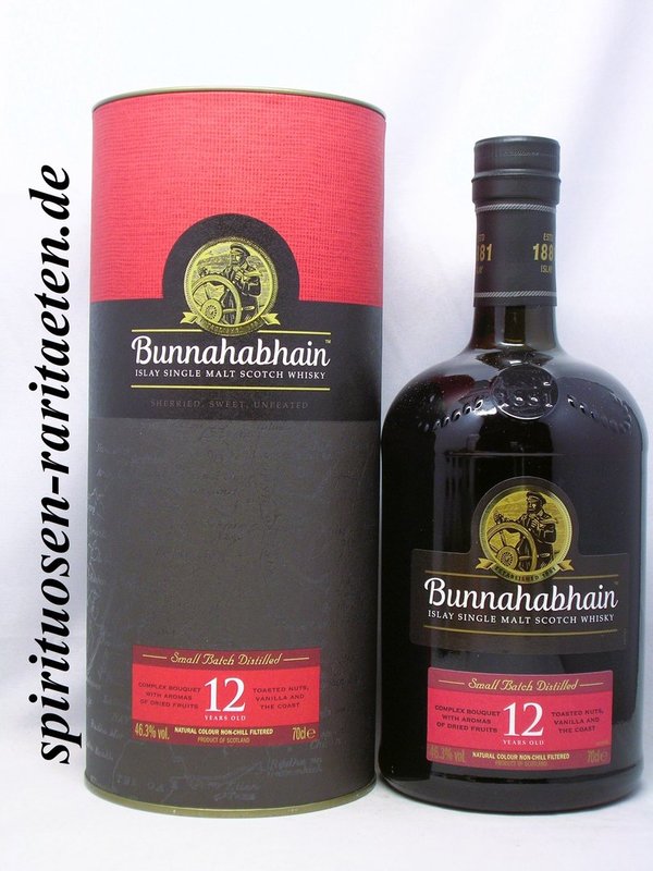 Bunnahabhain 12Y. Islay Single Malt Scotch Whisky 0,7 L. 46,3%