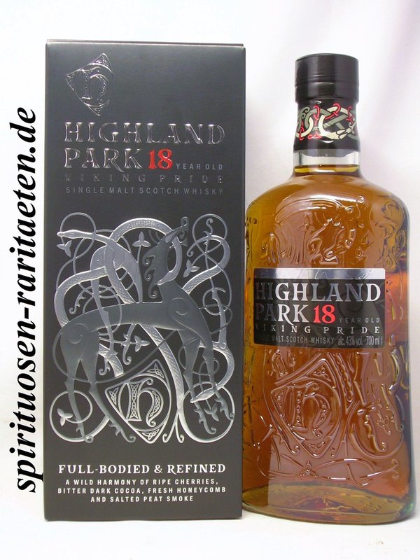 Highland Park 18 Y. Viking Pride Single Orkney Malt Scotch Whisky 0,7 L. 43%