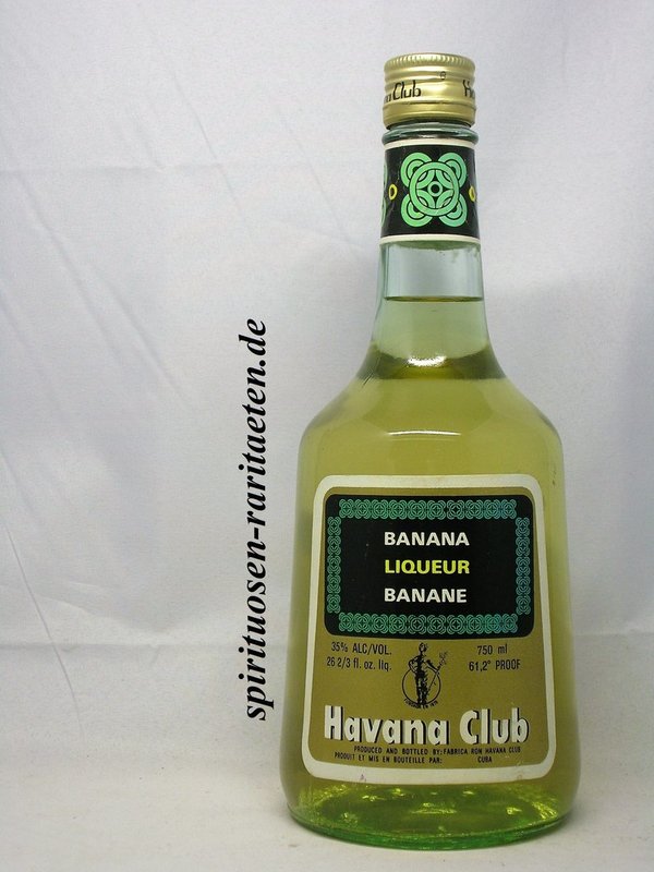 Havana Club Banana Liqueur 0,75 L. 35% Kuba Rum
