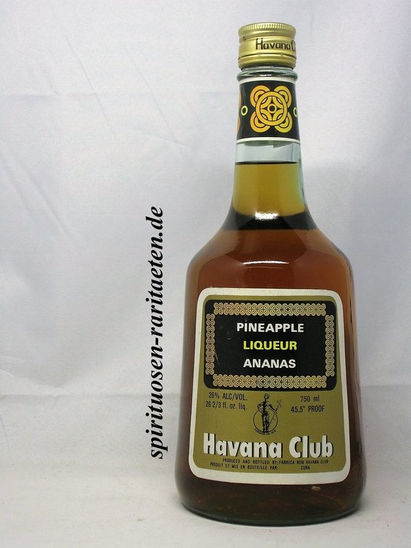 Havana Club Ananas Liqueur 0,75 L. 26% Kuba Rum Pinapple Cuba