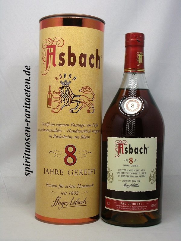 Asbach Uralt 8 Jahre Gereift Weinbrand Privatbrand 40%