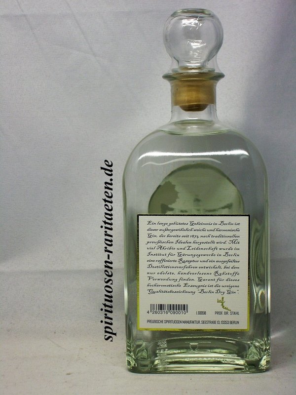 Adler Berlin Dry Gin Preussische Spirituosen Manufaktur 0,7 L. 42%