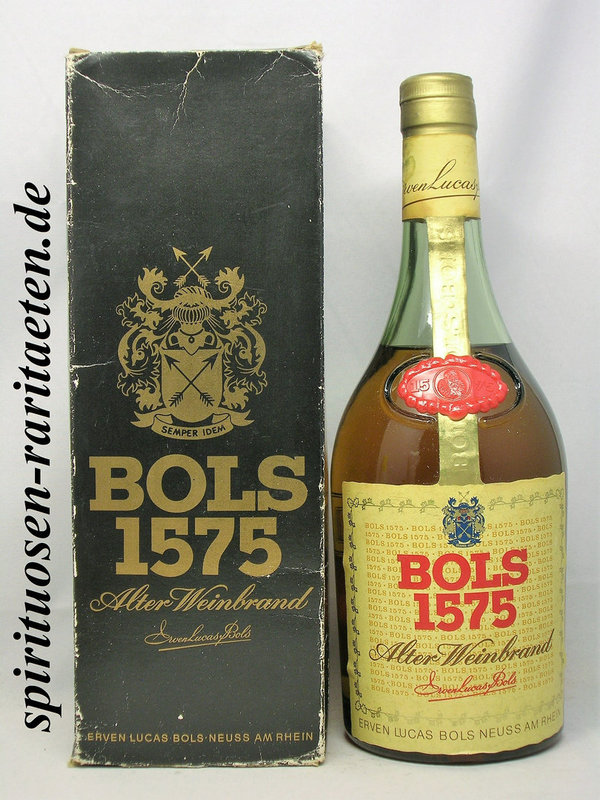 Bols Alter Weinbrand 1575 ( 1974 ) mit Karton