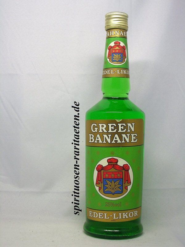 Zahnaer Green Banane Edel-Likör 0,7 L 25% delikat DDR Deli