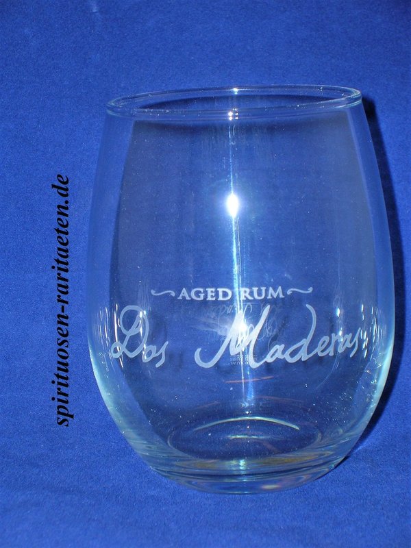 Dos Maderas Tumbler Glas mit grossem Schriftzug