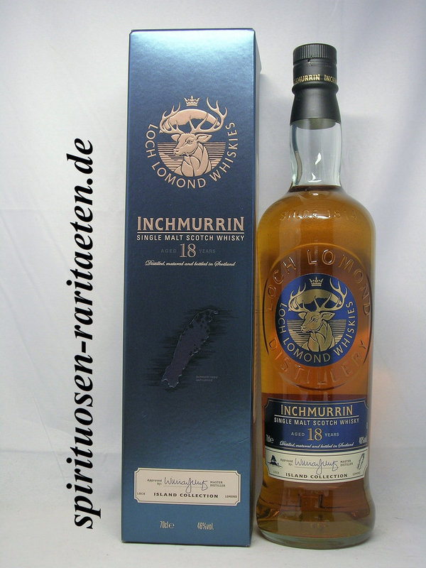 Inchmurrin 18Y. Single Malt Whisky Loch Lomond 0,7 L. 46%