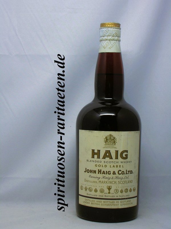 John Haig Gold Label Whisky 50-60er Jahre Spring Cap