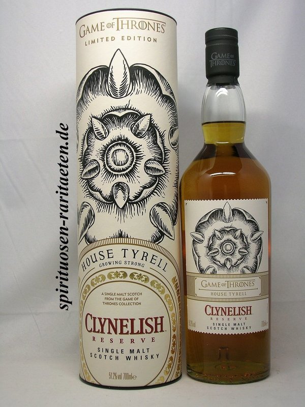 Game of Thrones Clynelish Reserve House Tyrell 0,7 L. 51,2% Whisky
