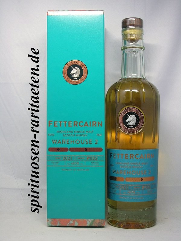 Fettercairn Warehouse 2 Batch 002 Single Highland Malt Scotch Whisky 0,7 L. 48,5%