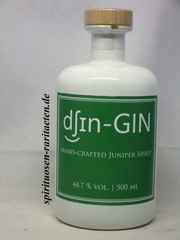 dʃin-GIN bzw. djin - Gin Hand Crafted Juniper Spirit 44,7% 0,5 L.