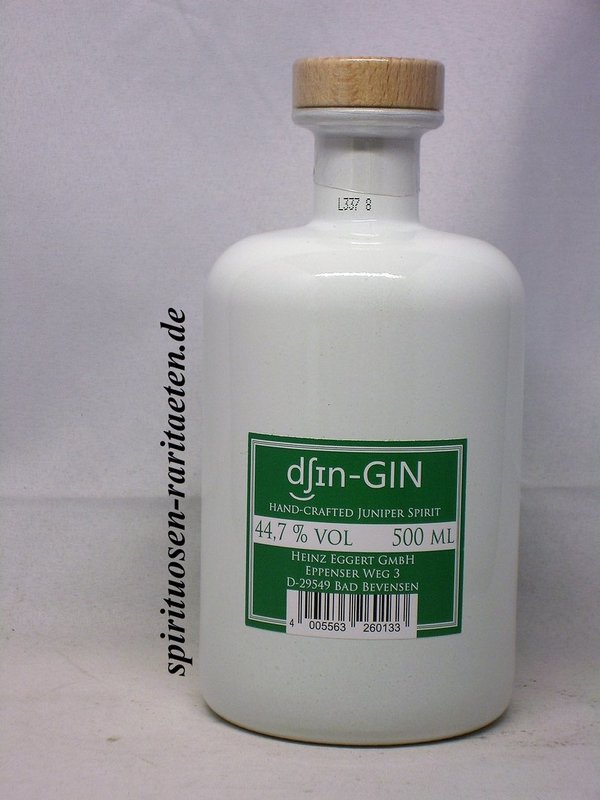 dʃin-GIN bzw. djin - Gin Hand Crafted Juniper Spirit 44,7% 0,5 L.