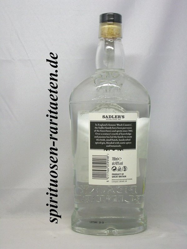 Peaky Blinder Spiced Dry Gin Sadler`s 0,7 L. 40%