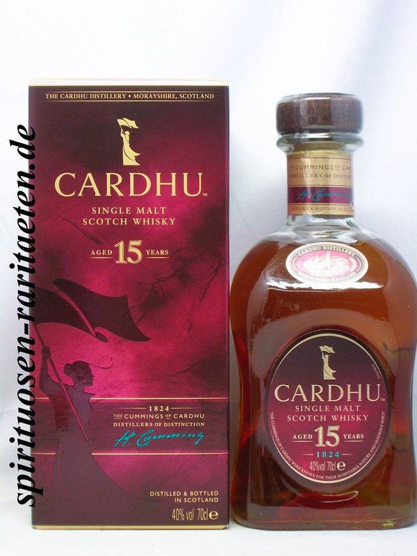 Cardhu Aged 15 Years 0,7 L. 40% Single Malt Scotch Whisky