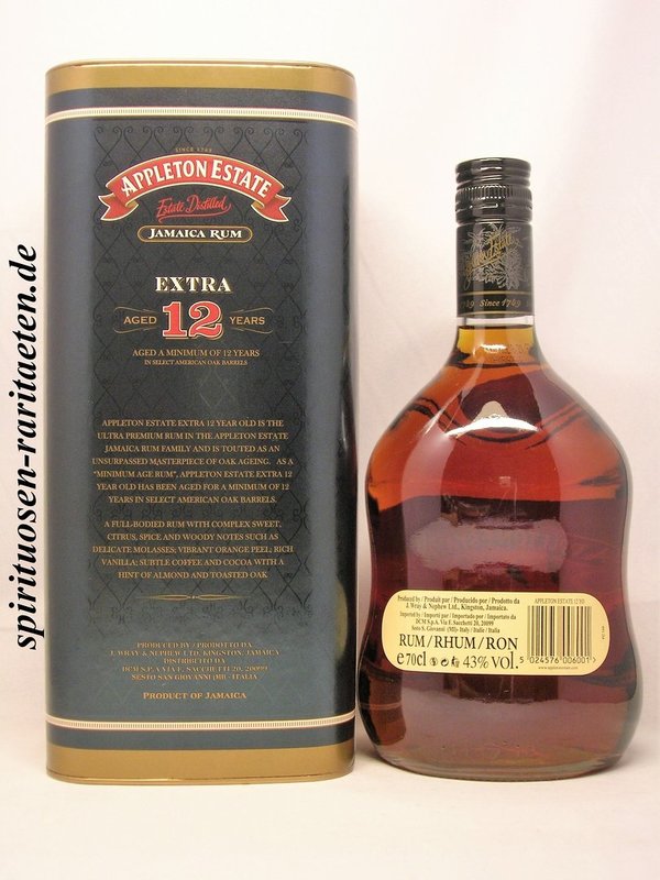 Appleton Estate Extra 12 Years Old 0,7 L. 43% Jamaica Rum