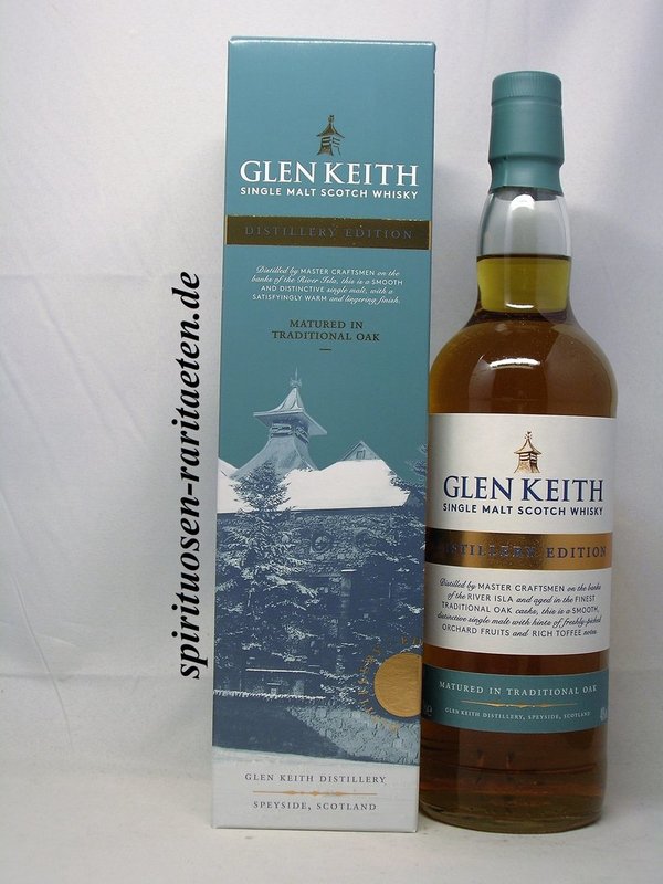 Glen Keith Distillery Edition Speyside Single Malt Whisky 0,7 L. 40%