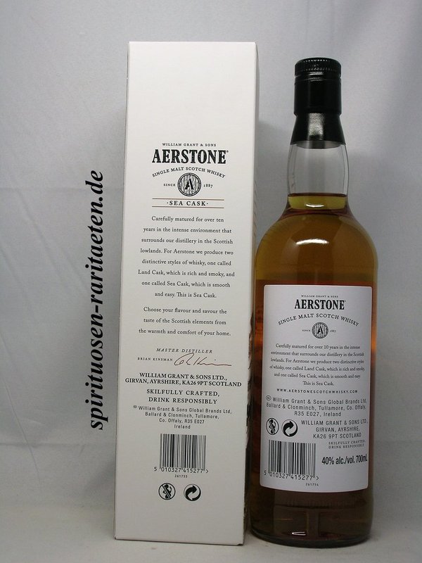Aerstone Sea Cask 10 Y. Old Single Malt Scotch Whisky 0,7 L. 40%