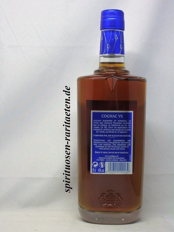 Prince Hubert de Polignac V.S. Selection 0,5 L. 40% Cognac