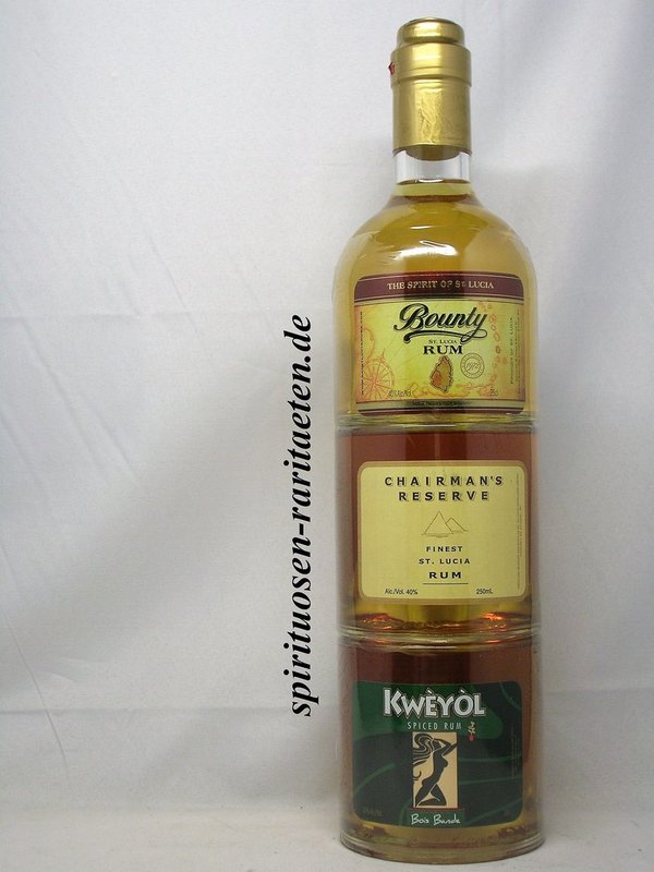 St. Lucia Bounty Rum Chairman´s Reserve Spiced 3x 250 ml = 750 ml Dark