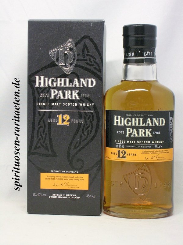 Higland Park 12 Y. Orkney Single Malt Scotch Whisky 0,35 L. 40%
