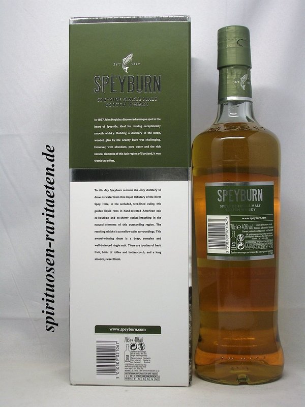 Speyburn Aged 10 Years Speyside Single Malt Whisky