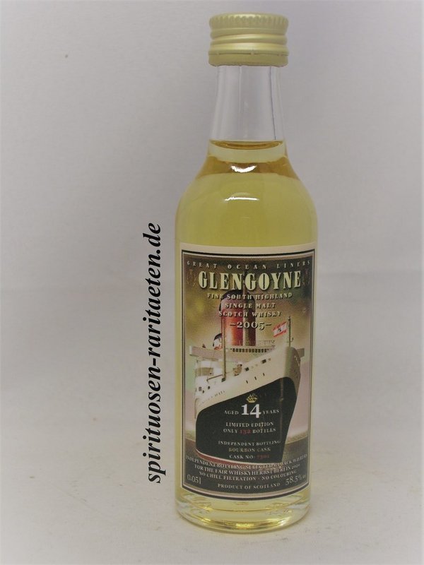 Glengoyne 14 Y. 2005 Whisky Herbst Berlin 2020 Mini 5 cl. JWWW GOL