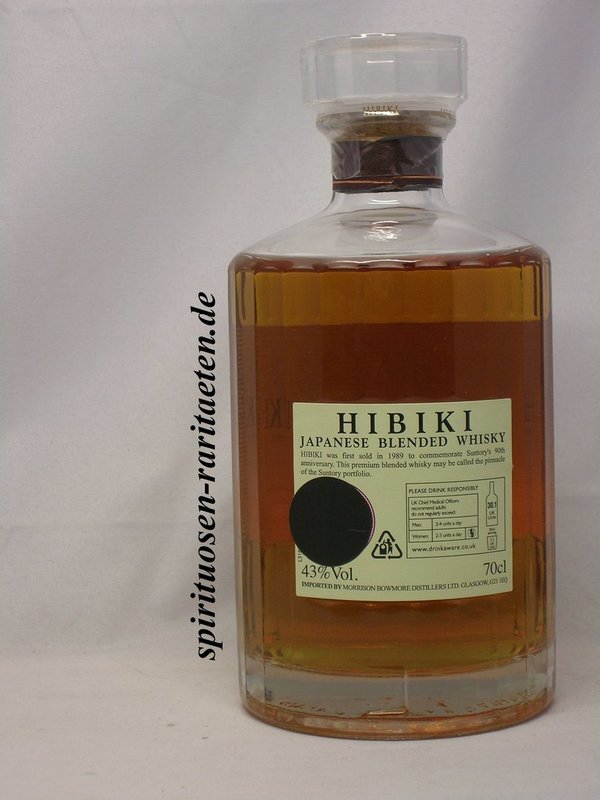 Hibiki Aged 12 Years Japanese Blended Whisky Suntory 0,7 L. 43%