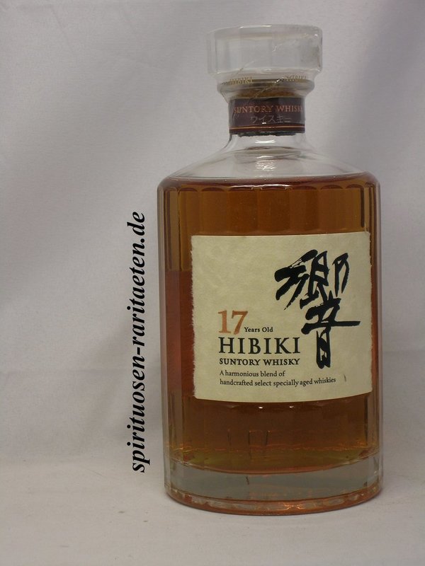 Hibiki Aged 17 Years Japanese Blended Whisky Suntory 0,7 L. 43%