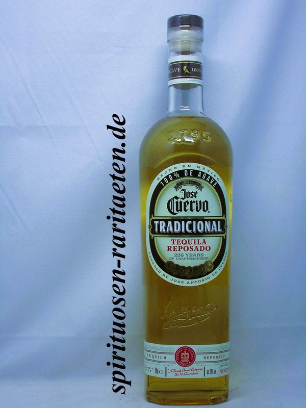 Jose Cuervo Tradicional Reposado Tequila 100% de Agave 0,7 L. 38%