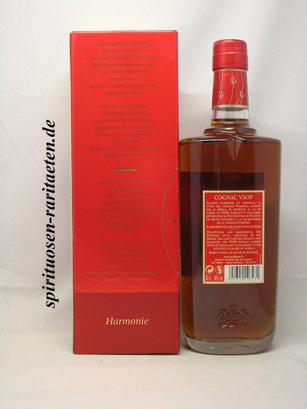 Prince Hubert de Polignac V.S.O.P. Harmonie 0,5 L. 40% Fine Cognac