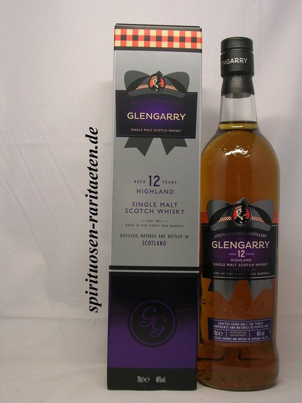 Glengarry 12 Y. Loch Lomond Single Highland Malt Scotch Whisky 46%