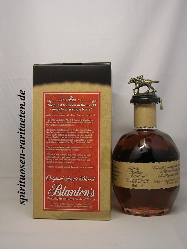 Blantons The Original Single Barrel Bourbon Whiskey 46,5%