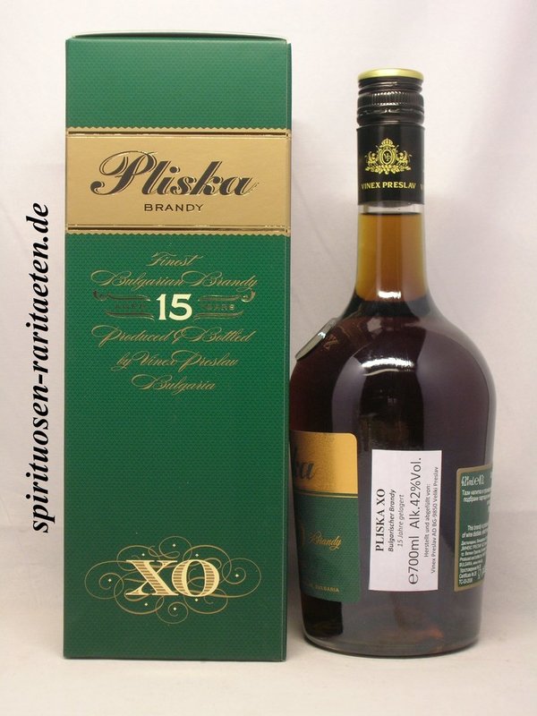 Pliska Bulgarischer Brandy XO 15 Jahre Old Reserve 0,7 L. 42%