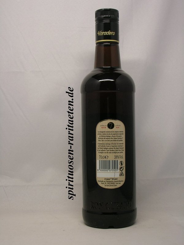 Ron Varadero Anejo 7 Anos Cuba Rum Kuba 0,7 L. 38%