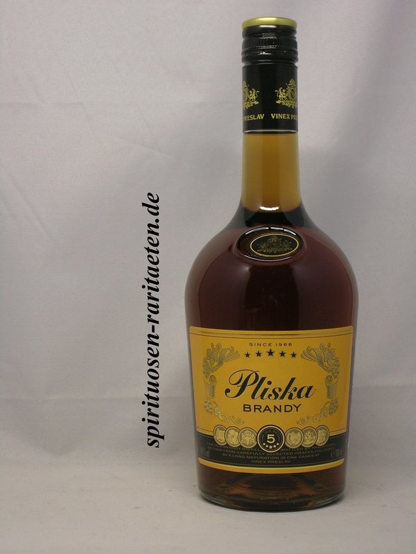 Pliska Bulgarischer Brandy 5 Stern ~ 5 Jahre Since 1966 0,7 L. 40%